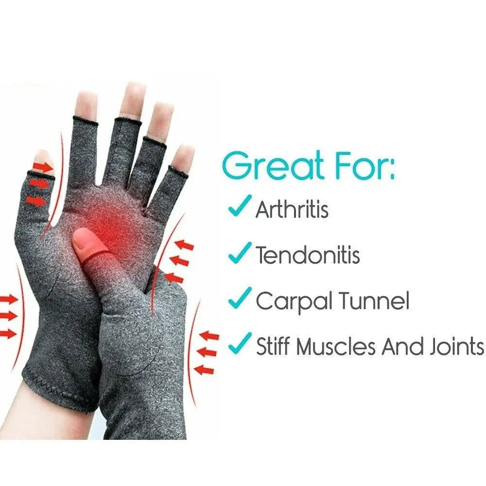 1 Pair Compression Arthritis Gloves Arthritic Joint Pain Relief Gloves - Sacodise shop