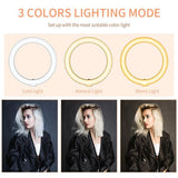 10-inch Ring Light with PTZ Clip Floor Lamp Stand Set - Sacodise shop