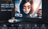 1080P 4K 8000L Full HD Projector with WiFi and Bluetooth - Sacodise shop