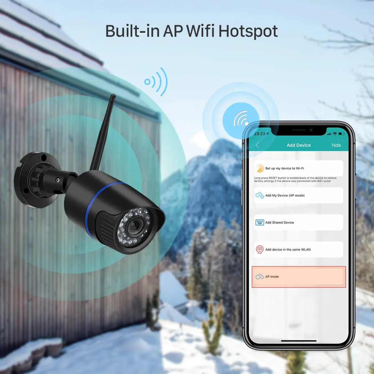 1080P HD Wireless Security Indoor Outdoor Waterproof Camera - Sacodise shop