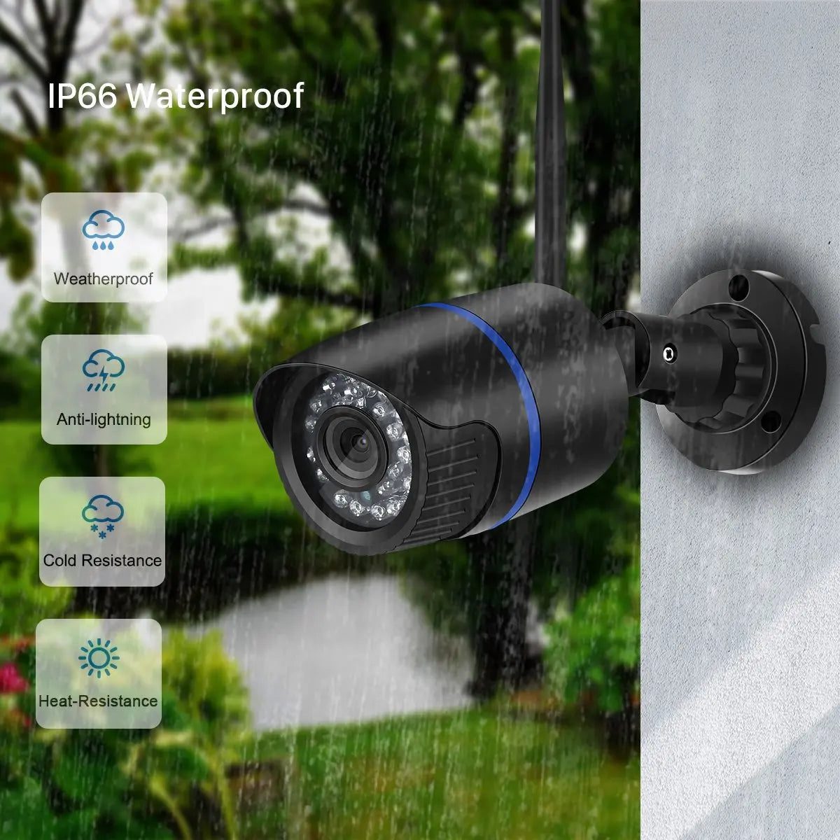 1080P HD Wireless Security Indoor Outdoor Waterproof Camera - Sacodise shop