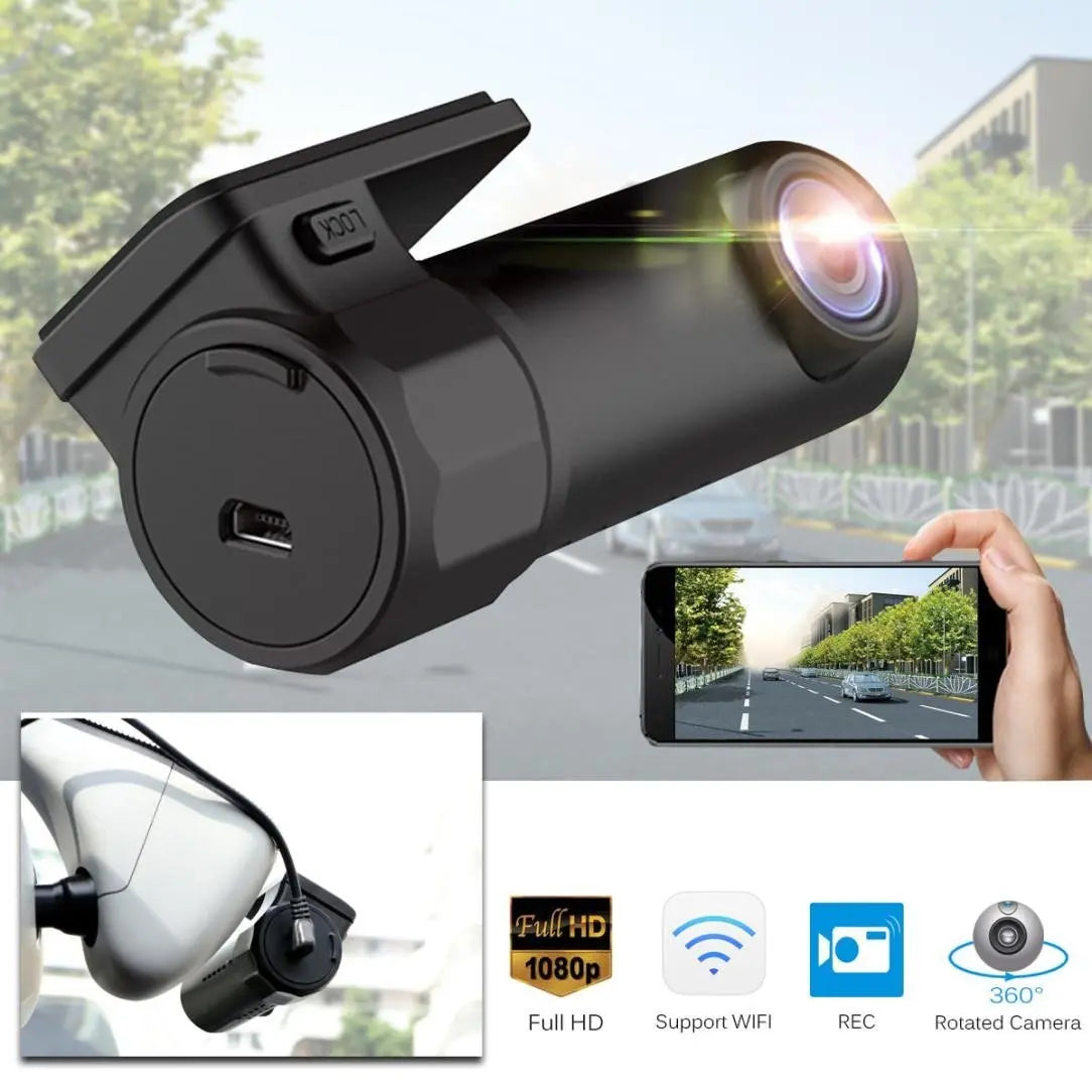 1080P Hidden Car Camera WIFI DVR Dash Cam Recorder - Sacodise shop