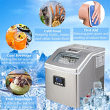 120W/40Lbs/115V/60Hz Stainless Steel Ice Maker - Sacodise shop