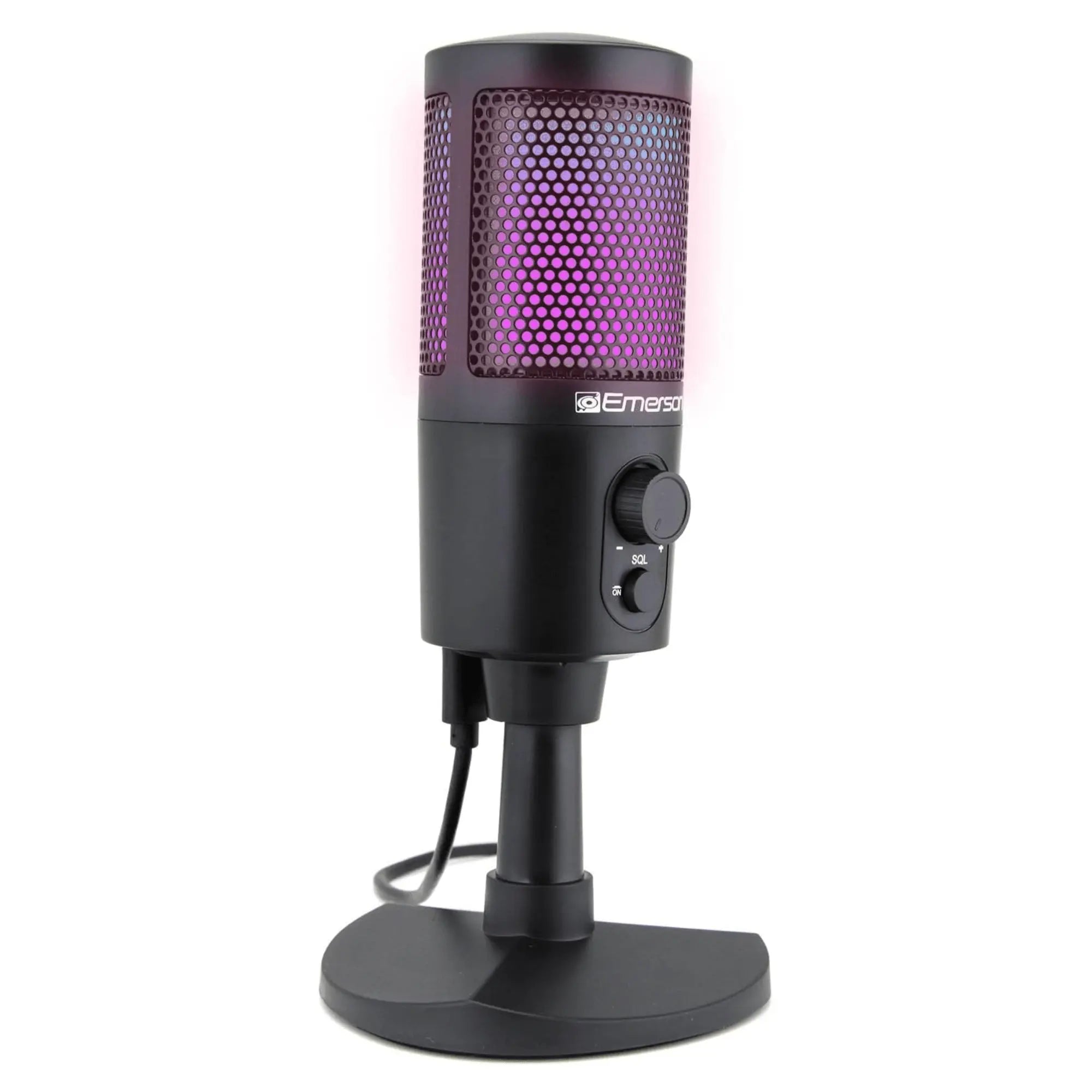 Emerson USB Gaming & Streaming Microphone with RGB Lighting with Product vendor