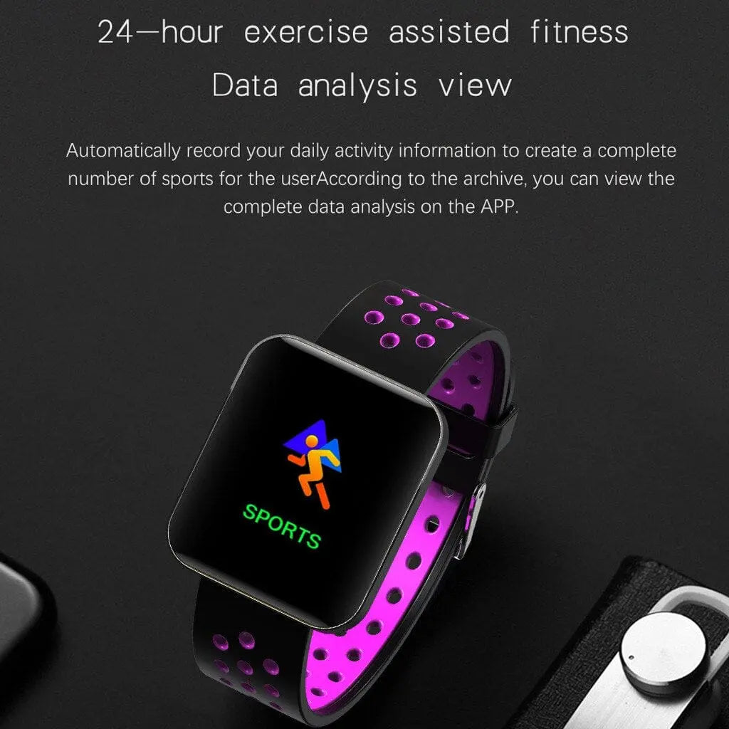 1.54 inches Heart Rate Activity Step Music Control - Sacodise shop