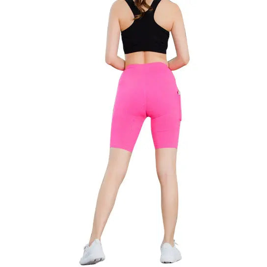 All Seasons Yoga Shorts Stretchable With Phone Pocket - Sacodise shop