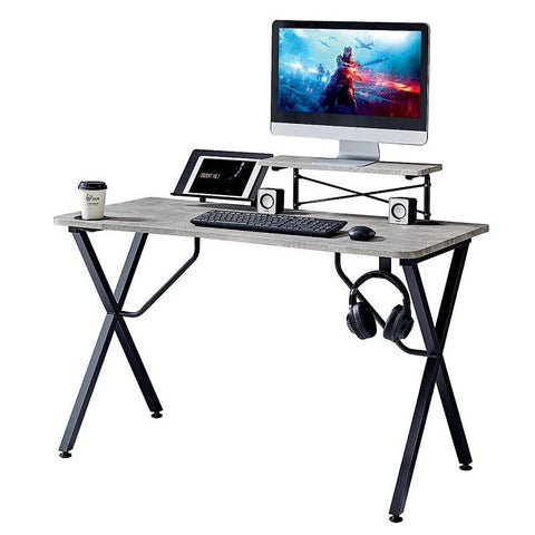 Computer Desk OSAKA Grey/Black - Sacodise shop