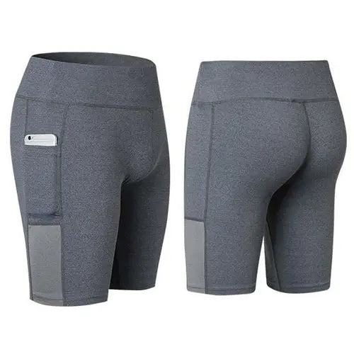 All Seasons Yoga Shorts Stretchable With Phone Pocket - Sacodise shop