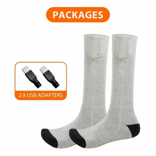 Winter Warm Outdoor Socks Thermal Socks USB Heating Sock - Sacodise shop