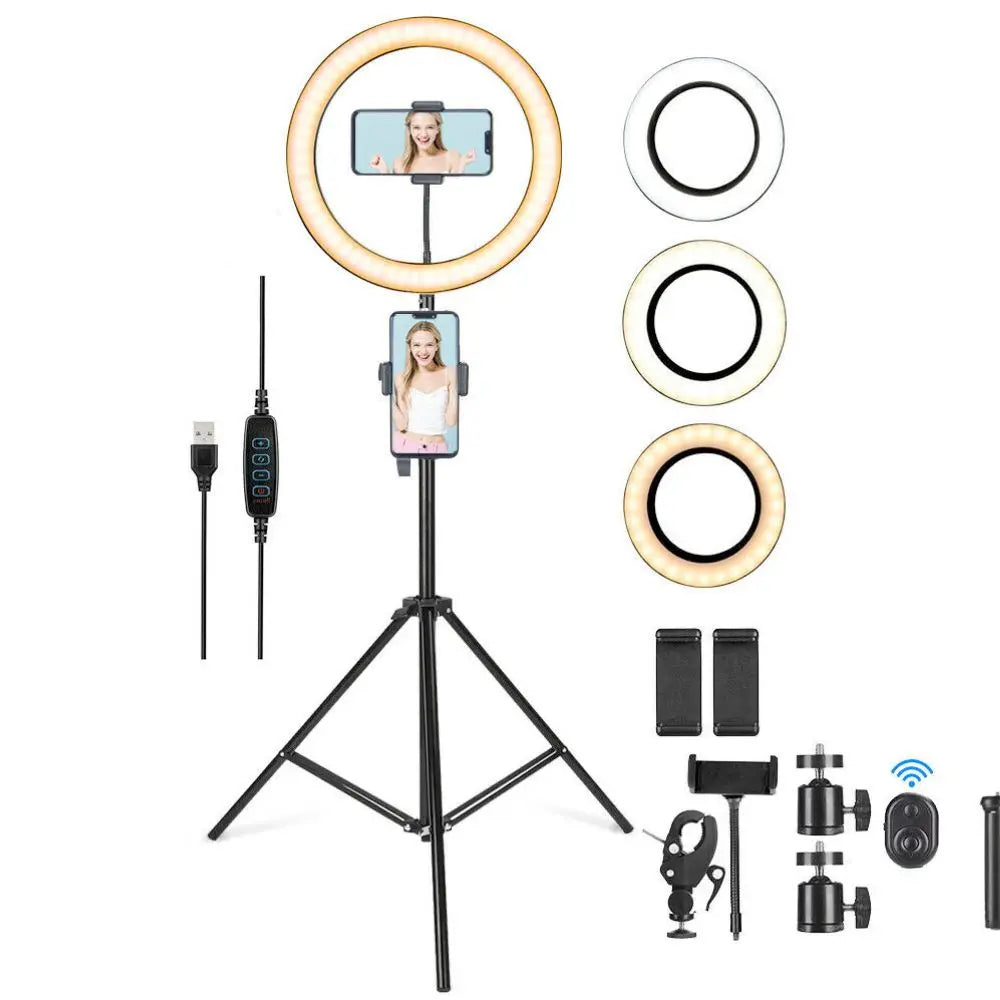 LED Ring Light With Phone Tripod Stand Kit 10" Product vendor