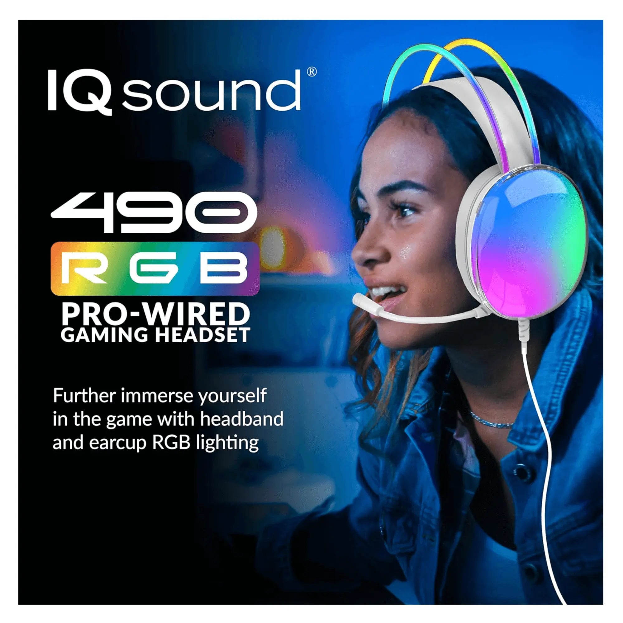 Supersonic Pro-Wired Gaming Headset with Lights & Surround Sound Product vendor