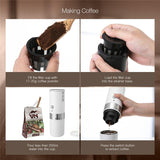 200ml Mini Coffee Machine Portable Coffee Maker Hourglass American - Sacodise shop