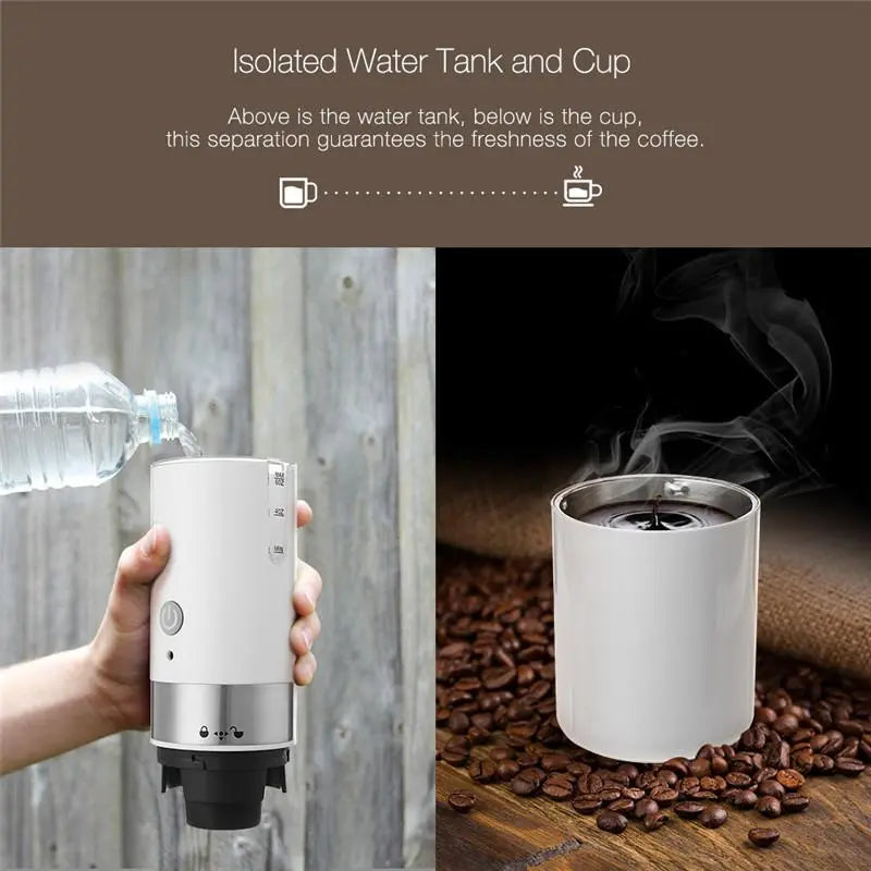 200ml Mini Coffee Machine Portable Coffee Maker Hourglass American - Sacodise shop