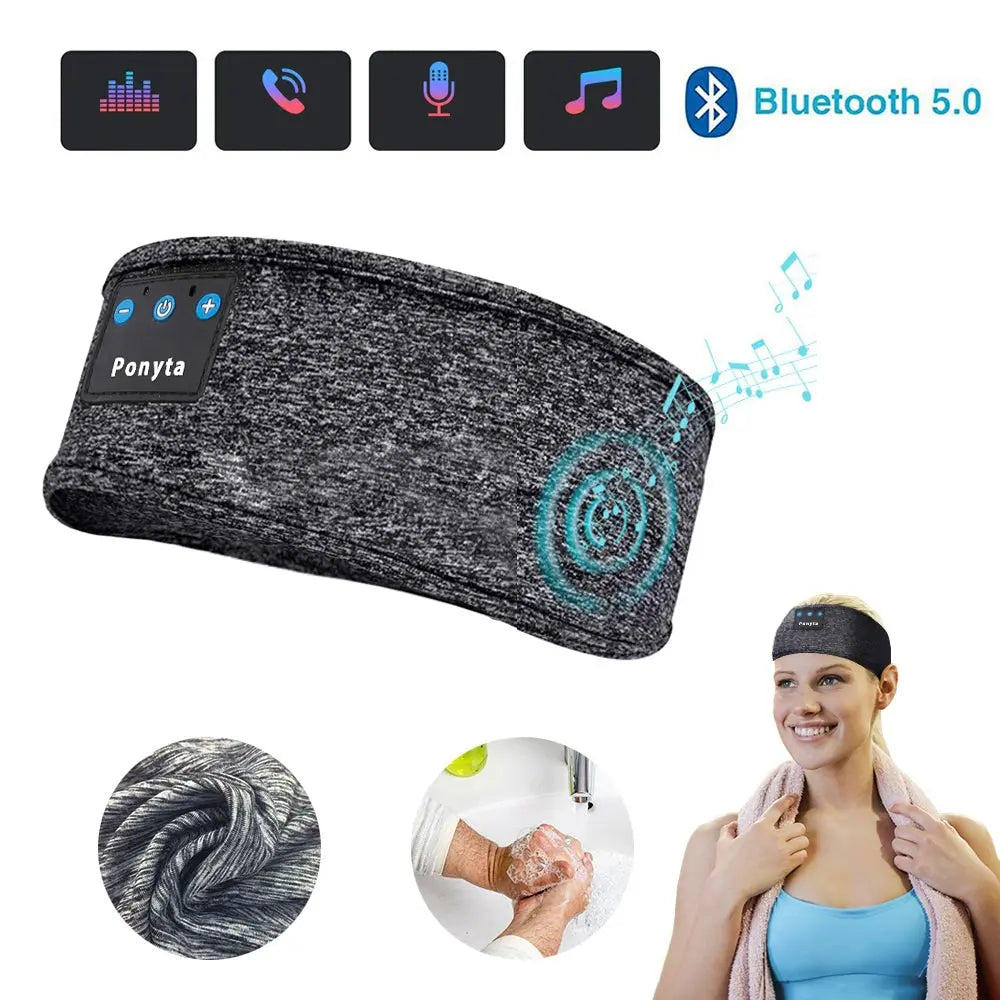 Wireless Bluetooth Sleeping Headphones Sports Headband Eye Mask Product vendor