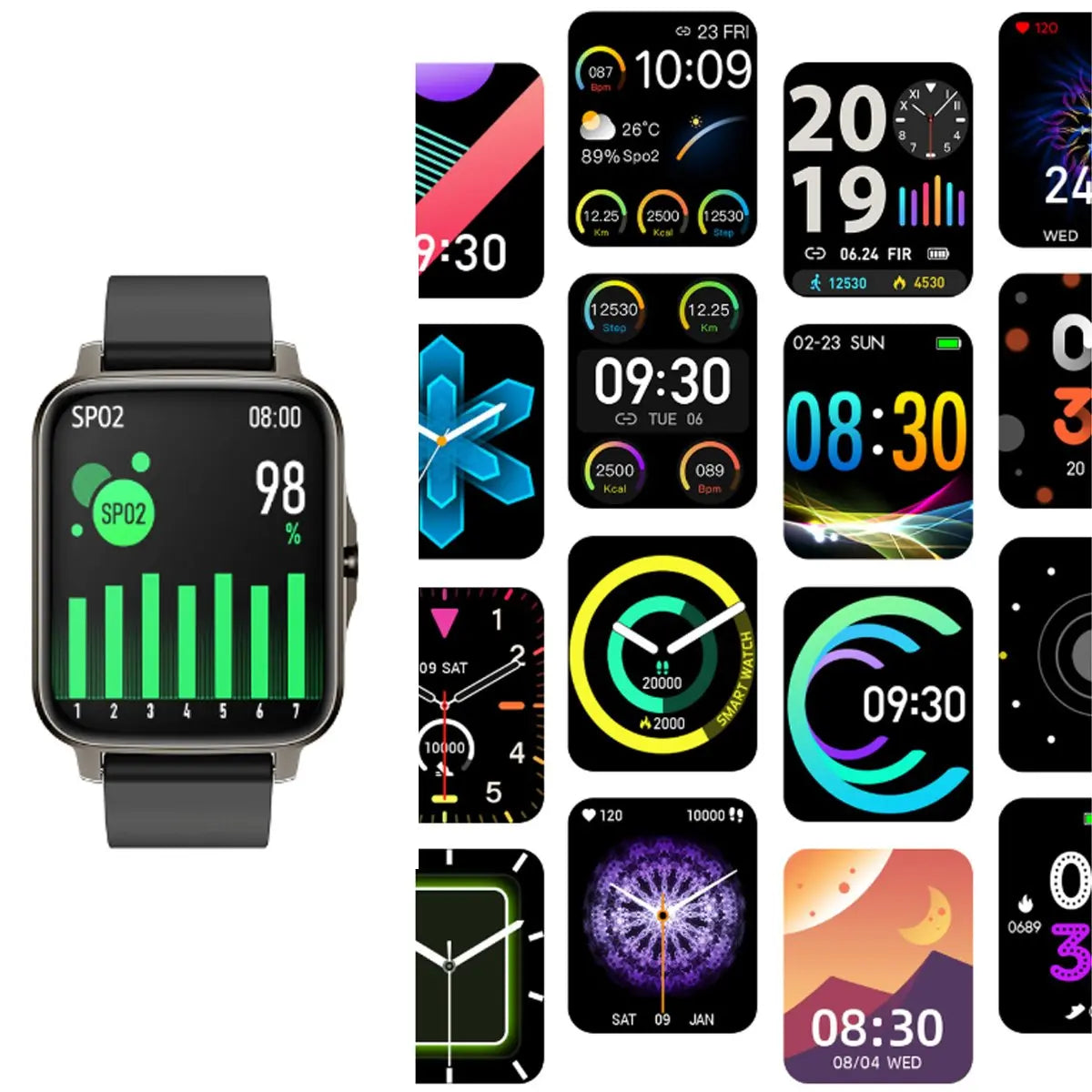 Lifestyle Smart Watch Heart Health Monitor And More Product vendor