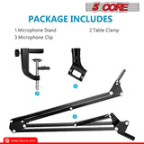 5 Core Mic Stand Suspension Boom Arm Microphone arm Desk Adjustable - Sacodise.shop.com