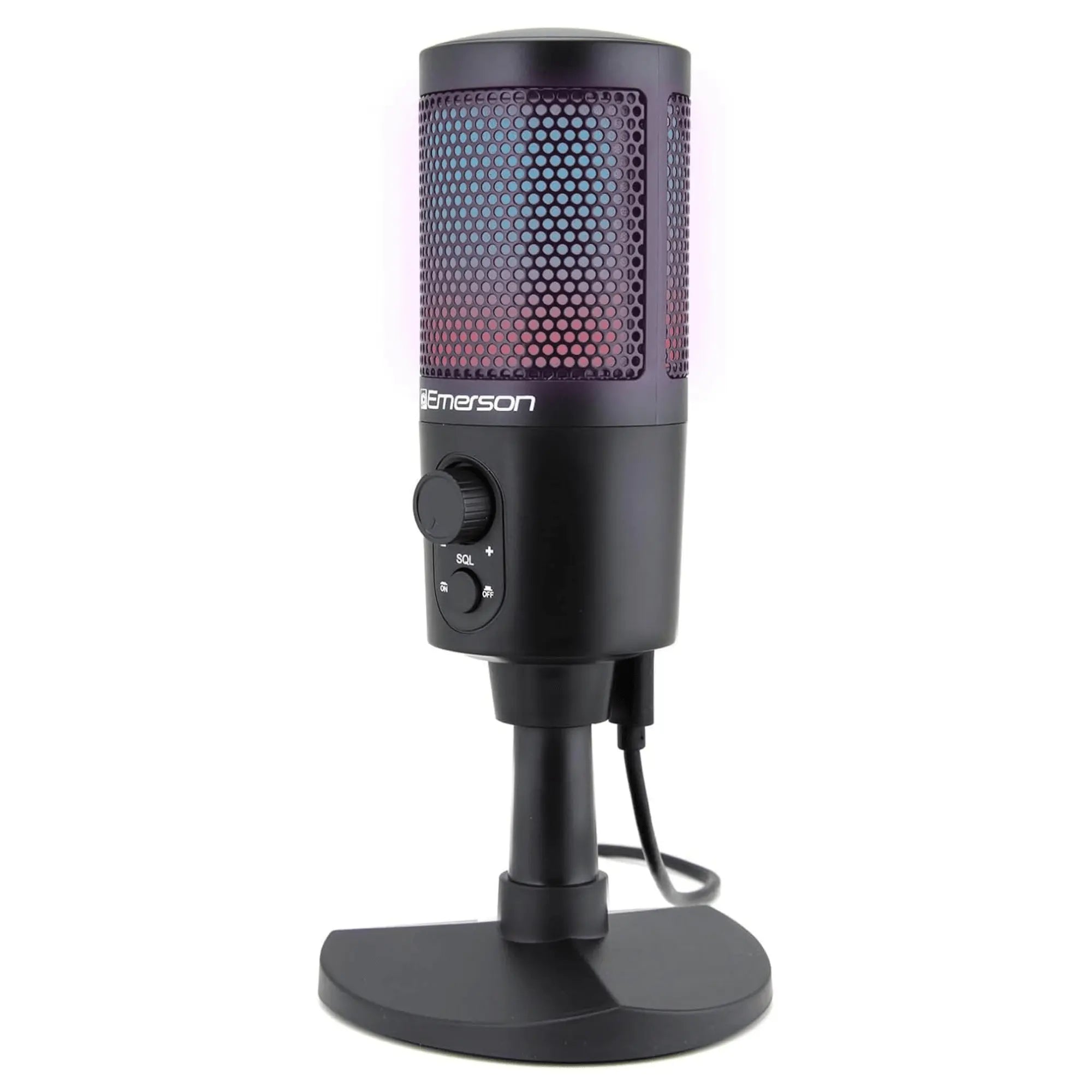 Emerson USB Gaming & Streaming Microphone with RGB Lighting with Product vendor