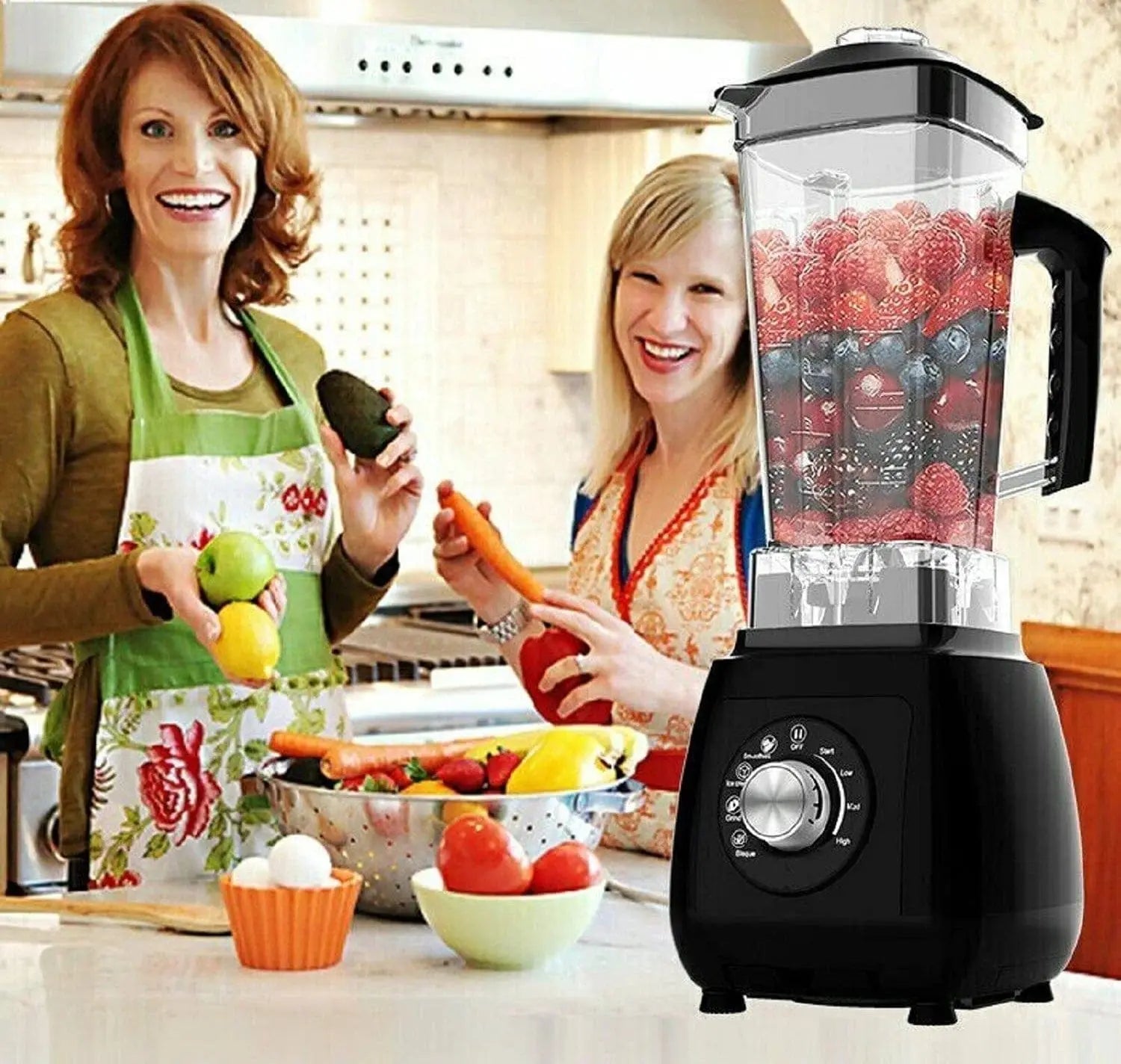 2L Countertop Blender 2000W Fruit Smoothie Blender - Sacodise shop