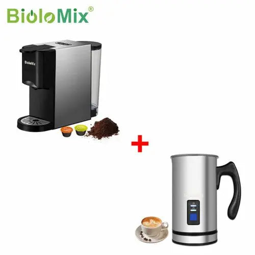 3 in 1 Espresso Coffee Machine 19Bar 1450W Multiple Capsule Coffee - Sacodise shop