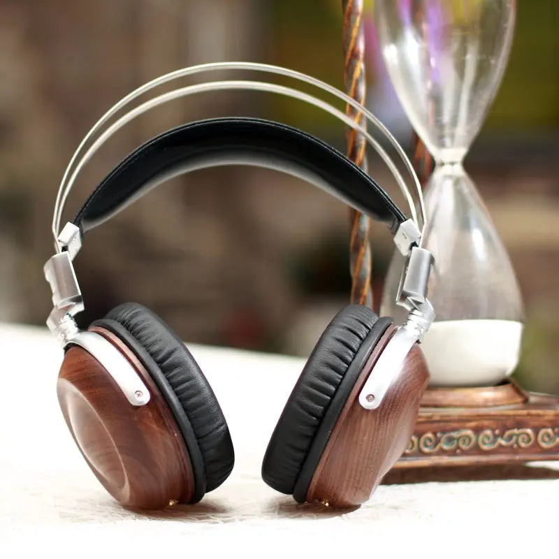 DIY 50mm Wood HIFI Headphones Product vendor