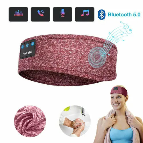 Wireless Bluetooth Sleeping Headphones Sports Headband Eye Mask Product vendor