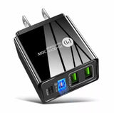 4-Port 36W Wall Safe and Fast Charger Adapter QC3.0 USB Type-C PD 20W - Sacodise shop