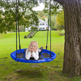 40" Kids Outdoor Round Net Hanging Rope Nest Tree Swing - Sacodise shop