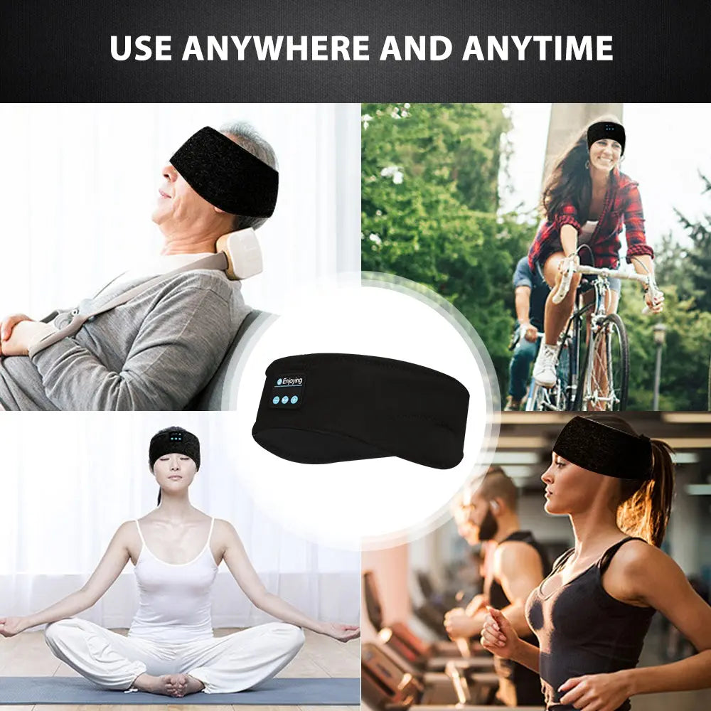 Wireless Bluetooth Sleeping Headphones Sports Headband Eye Mask Product vendor