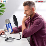5 Core Microphone Pop Filter • 360 Degree Gooseneck Clip • 6 Inch Dual - Sacodise shop