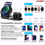 5 Core Wireless Charging Station • 10W 3 in 1 Fast Phone Watch Earpod - Sacodise shop
