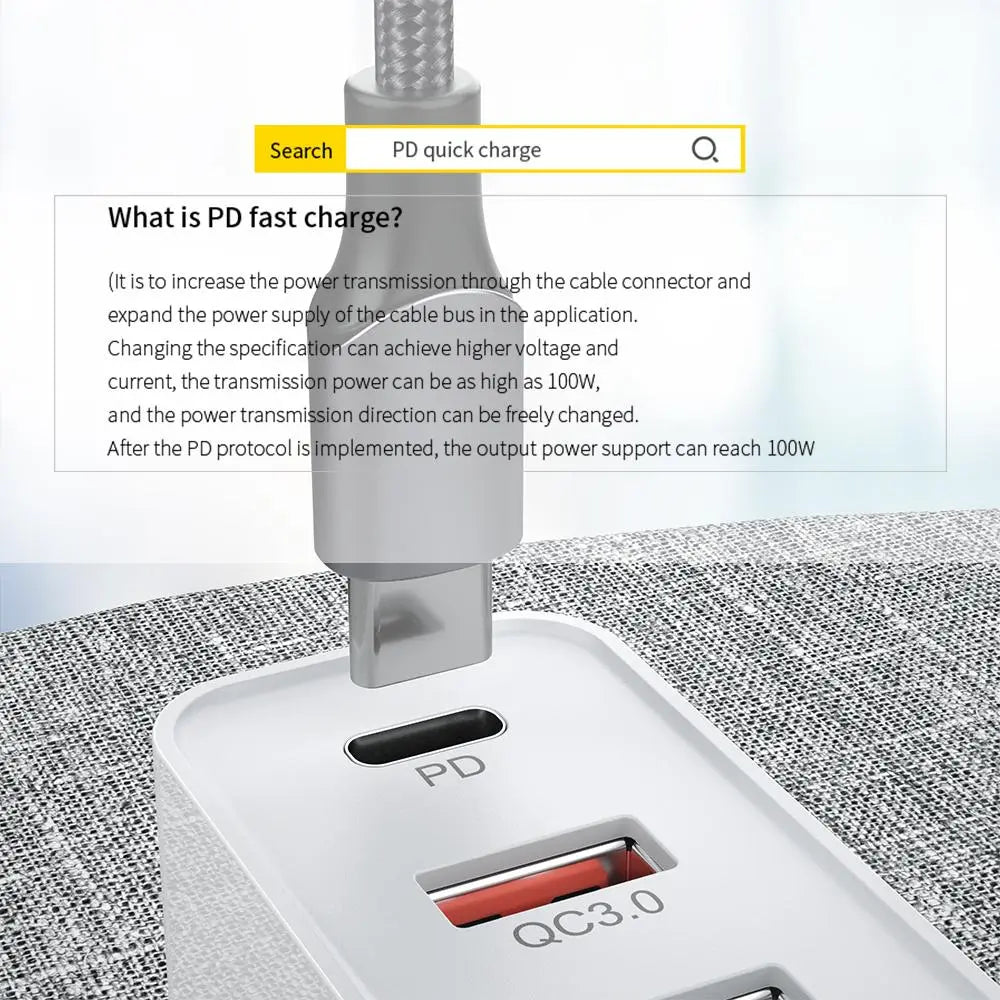 180 Degree PD-60W/100W 3A/5A Fast Charging Data Cable-dual Type-c Head - Sacodise.shop.com