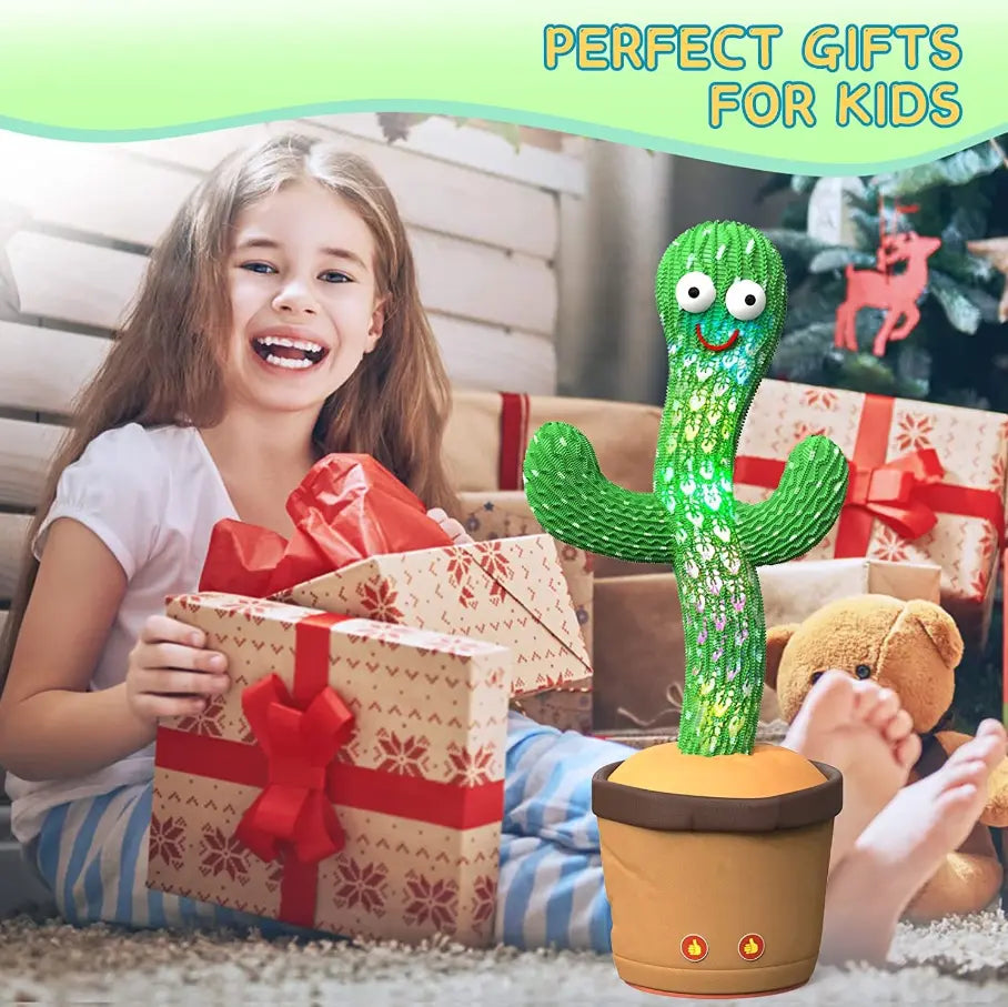 Dancing Cactus Plush Toy Doll Electronic Recording Shake With Song Product vendor