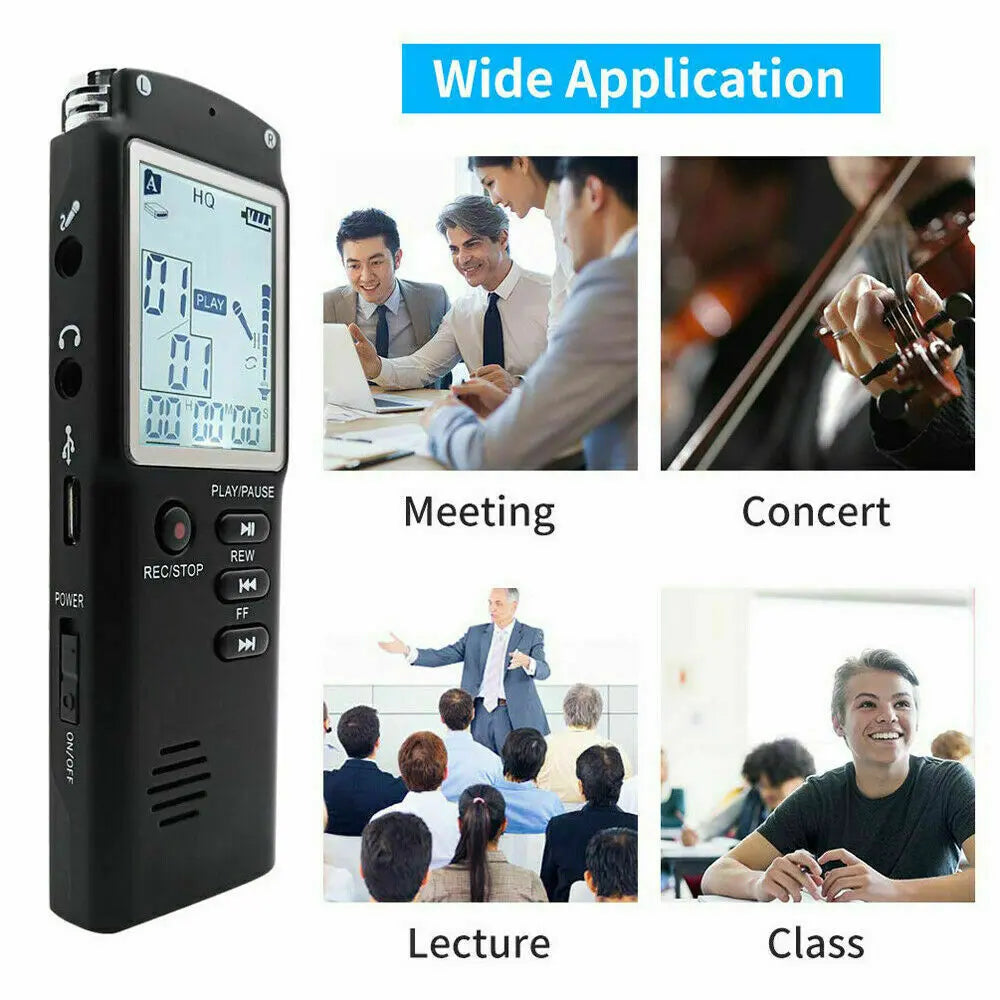 32G Voice Activated Mini Digital Sound Audio Recorder Dictaphone MP3 Product vendor