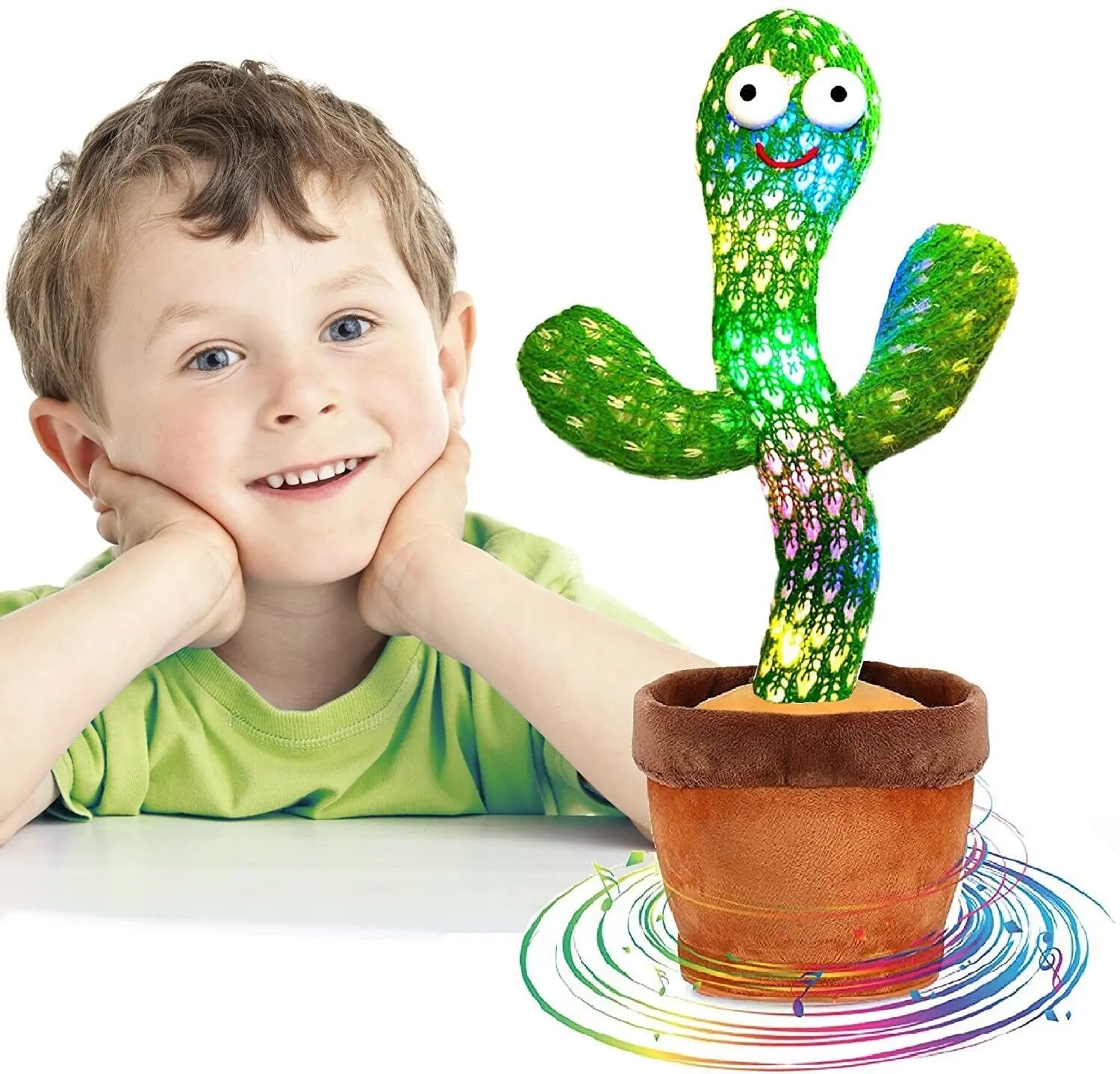 Dancing Cactus Plush Toy Doll Electronic Recording Shake With Song Product vendor