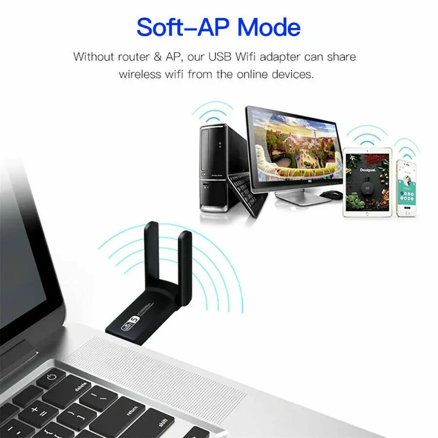 1200Mbps Long Range AC1200 Dual Band 5GHz Wireless USB 3.0 WiFi Product vendor