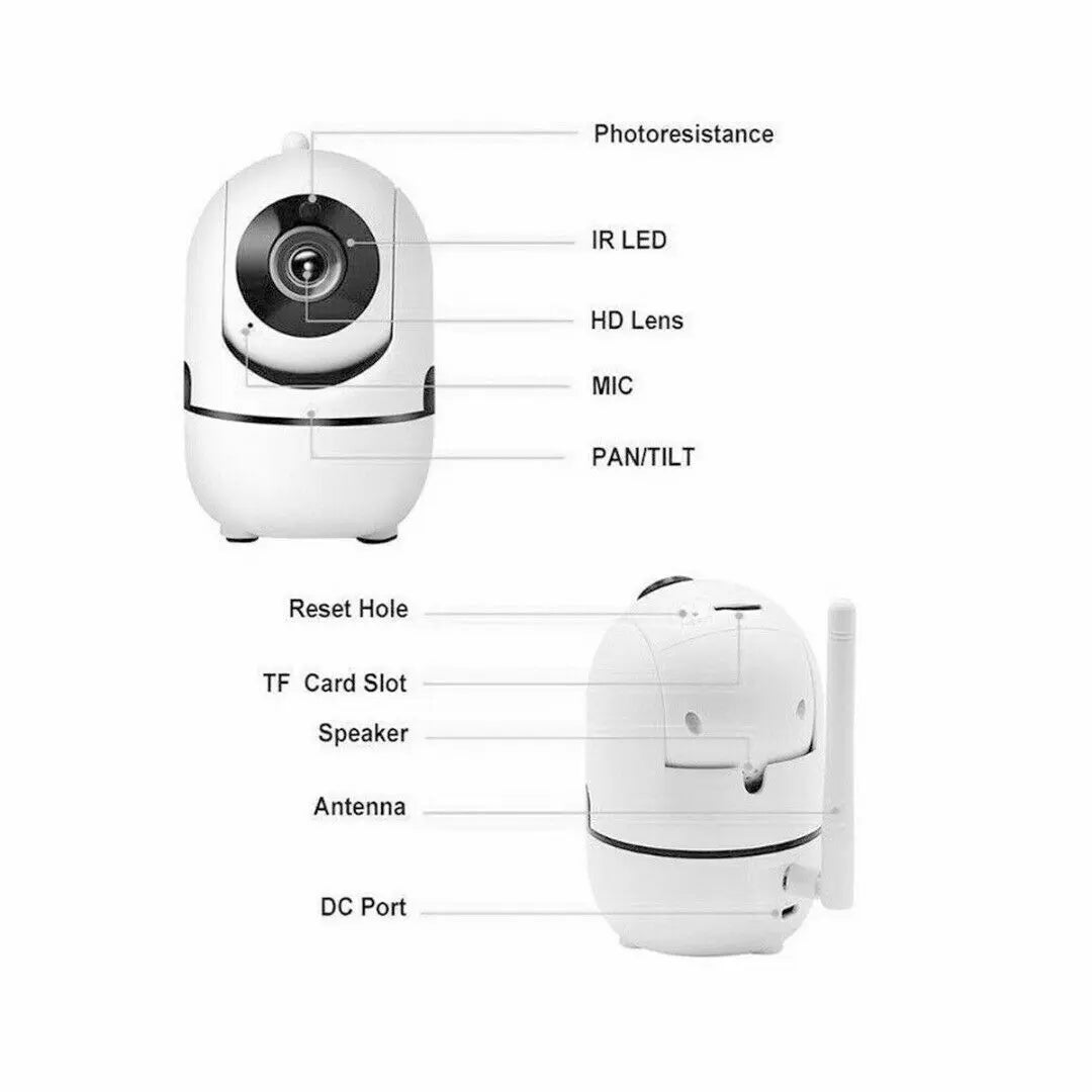 1080P WiFi Wireless Indoor Home Security Camera Night Vision Baby Pet Product vendor