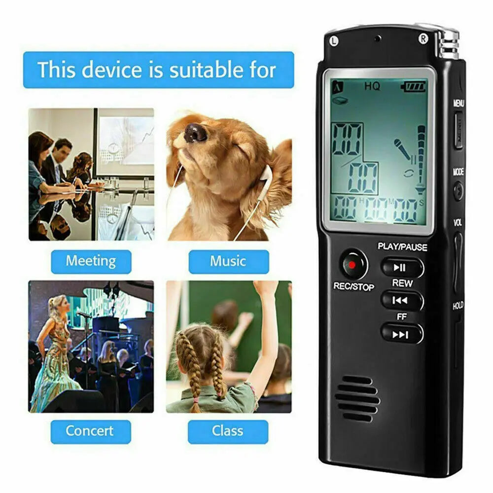 32G Voice Activated Mini Digital Sound Audio Recorder Dictaphone MP3 Product vendor