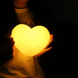 Heart Shape Moon Glowing LED Lamp - Sacodise shop