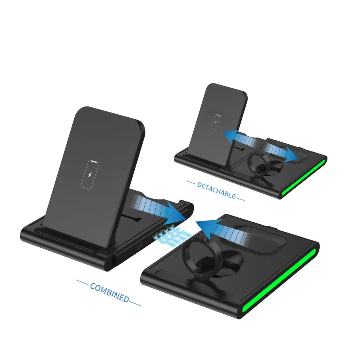 Magnetic Power Tiles 4 In 1 Wireless Charging Station Product vendor