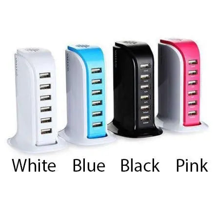 Smart Power 6 USB Colorful Tower for Every Desk at Home or Office Product vendor