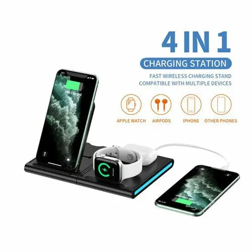 Magnetic Power Tiles 4 In 1 Wireless Charging Station Product vendor