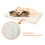 Self Warming Fleece Pet Mat - Sacodise.shop.com