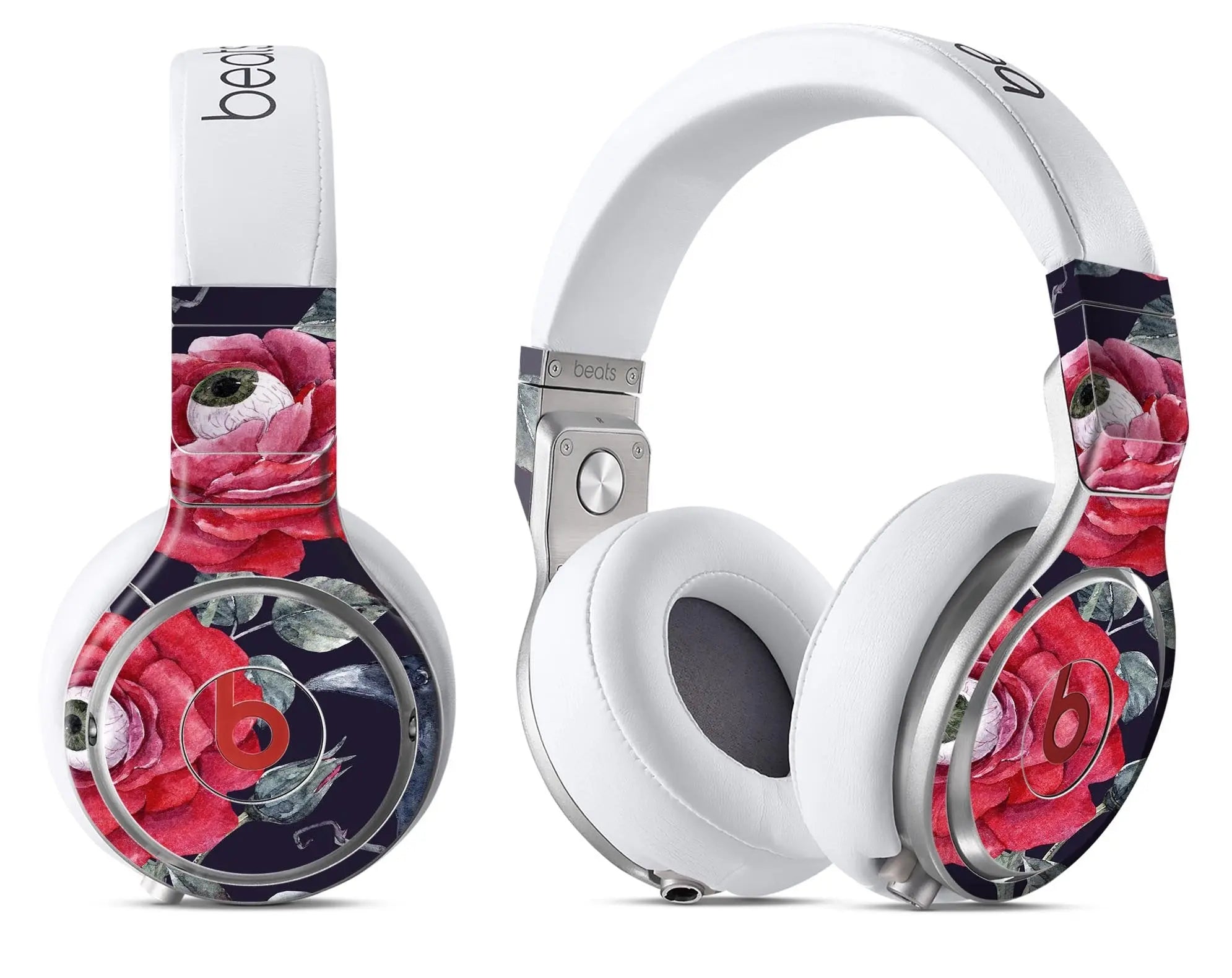 Abstract Roses with Eyes - Full Body Skin Decal Wrap Kit for Beats by Product vendor