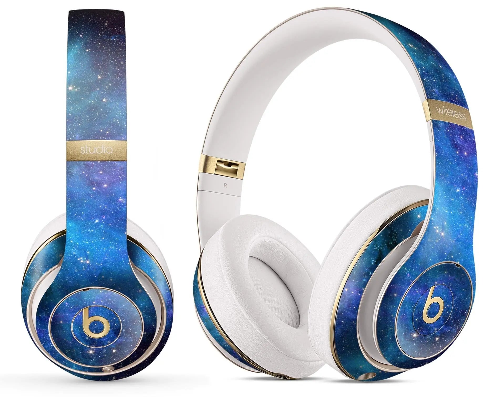 Azure Nebula - Full Body Skin Decal Wrap Kit for Beats by Dre Product vendor