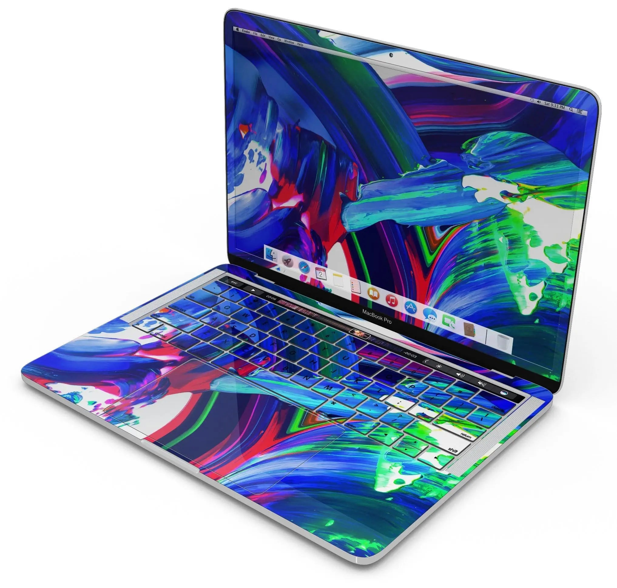 Blurred Abstract Flow V27 - Skin Decal Wrap Kit Compatible with the Product vendor