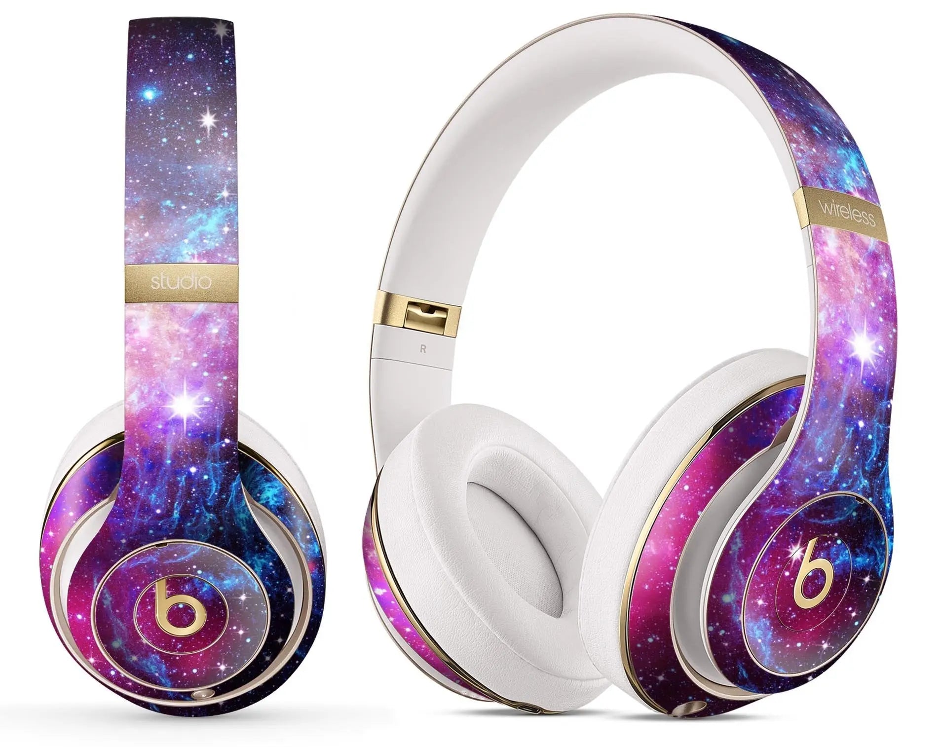 Bright Trippy Space - Full Body Skin Decal Wrap Kit for Beats by Dre Product vendor