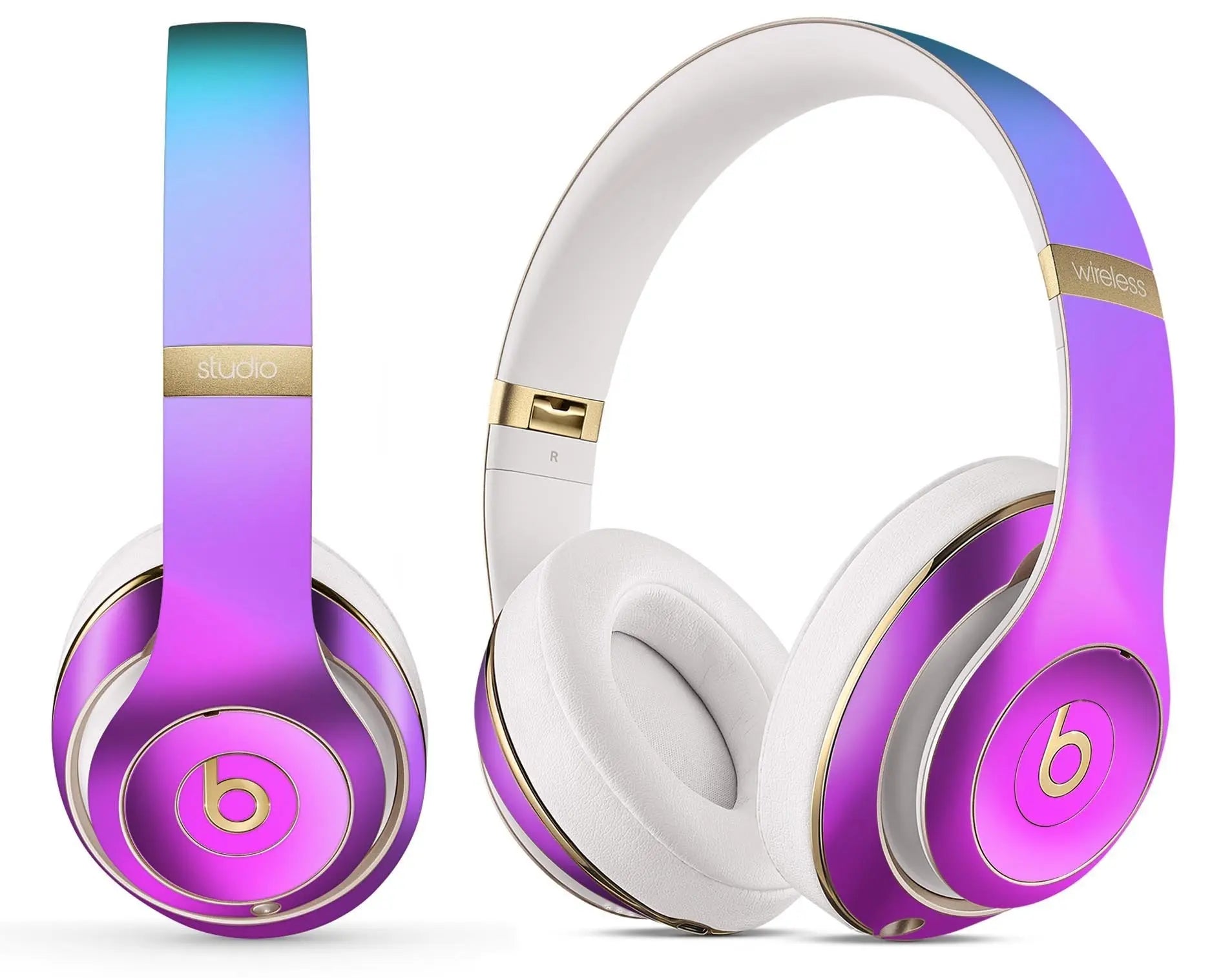 Neon Holographic V1 - Full Body Skin Decal Wrap Kit for Beats by Dre Product vendor