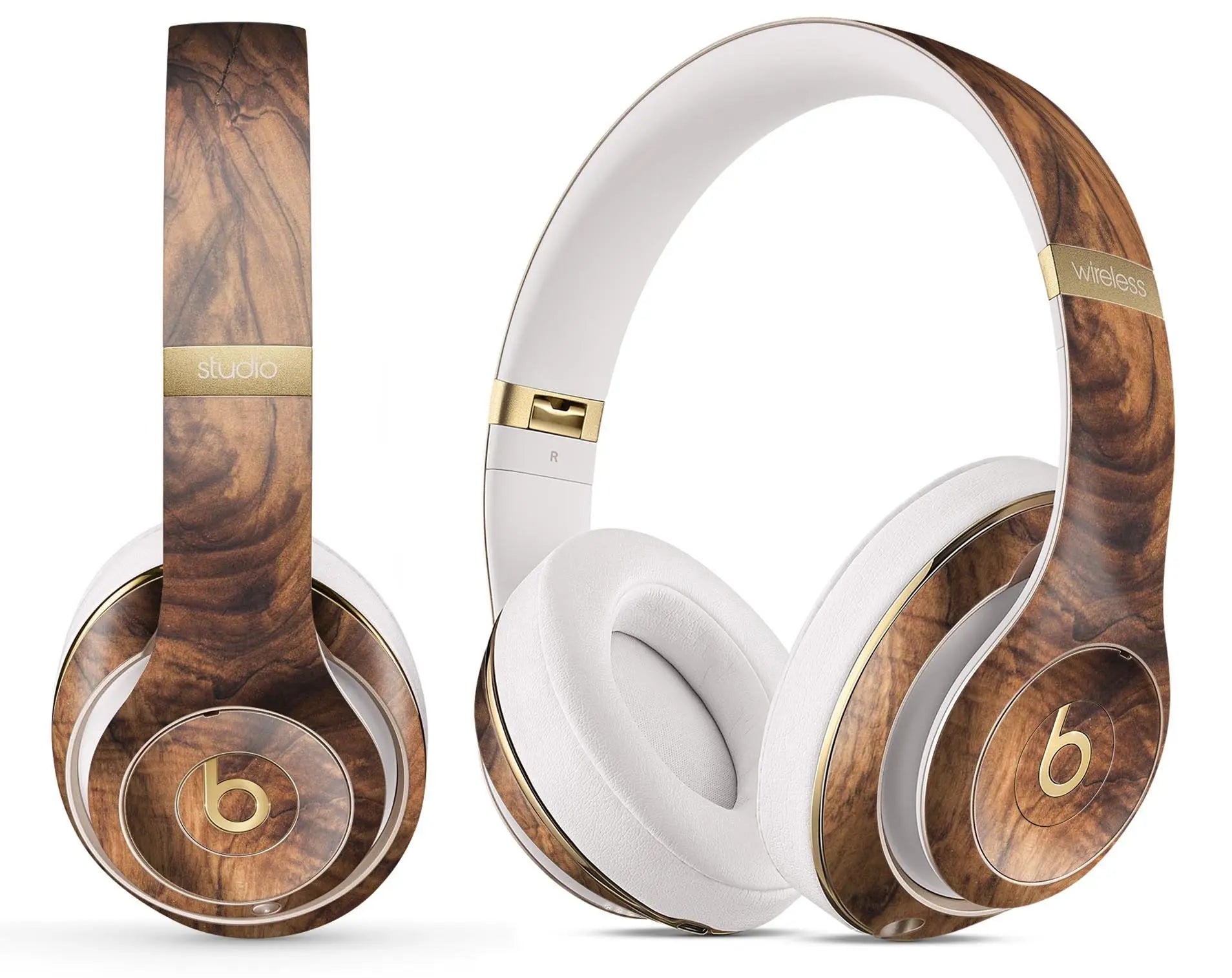 Raw Wood Planks V11 - Full Body Skin Decal Wrap Kit for Beats by Dre Product vendor