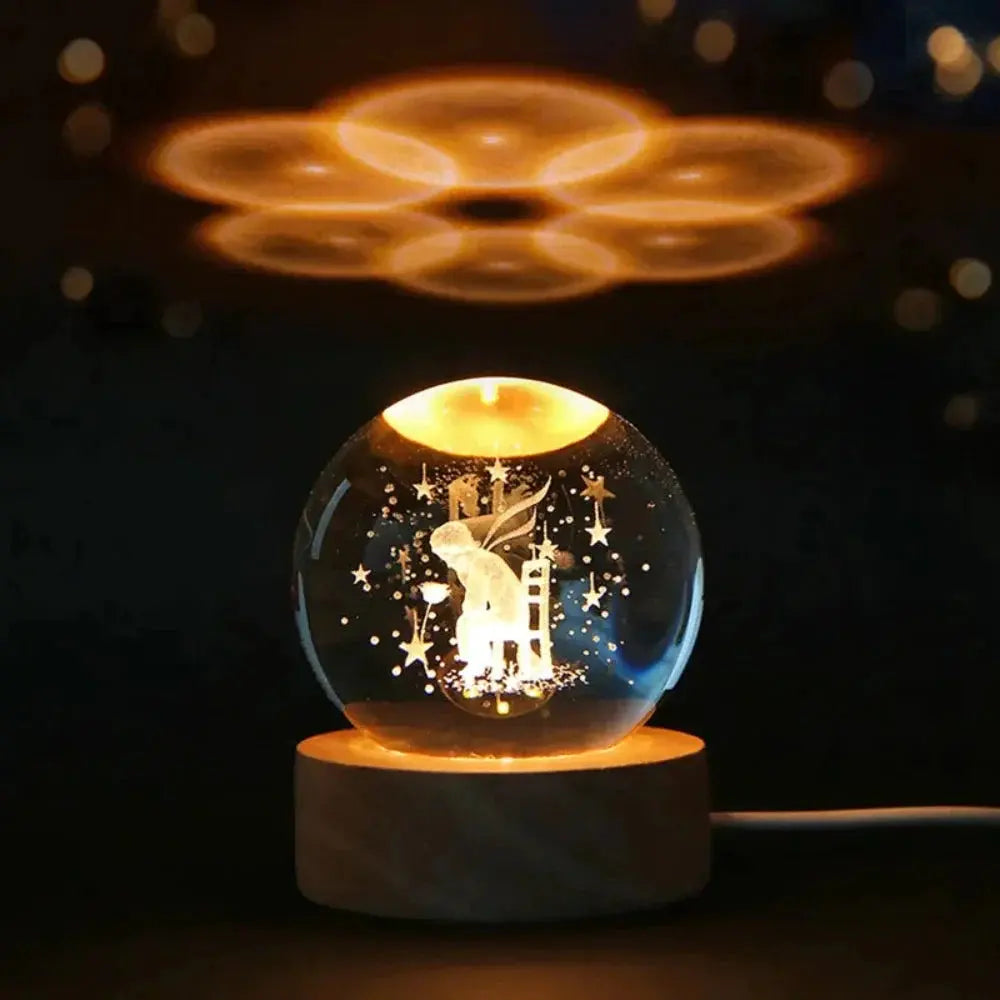 3D Laser Engraved Crystal Ball Product vendor