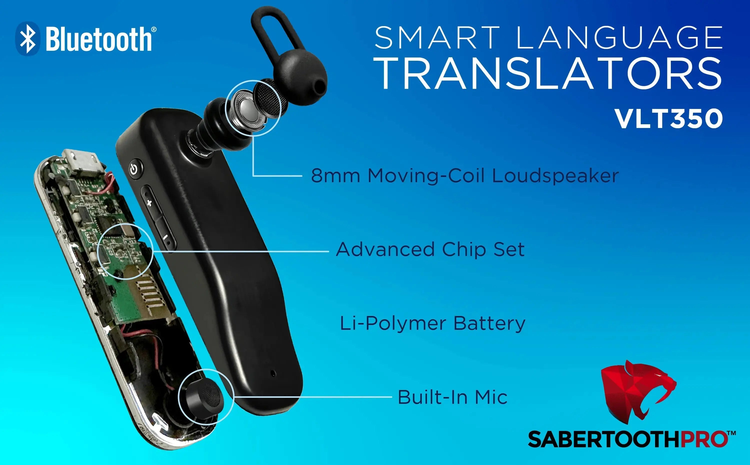 Sabertooth VLT350 Smart Voice Language Translator Product vendor